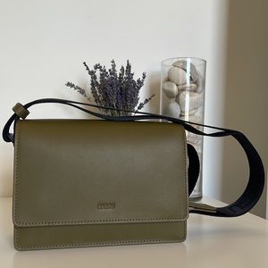 BAGGU Small Block Purse - Olive Green